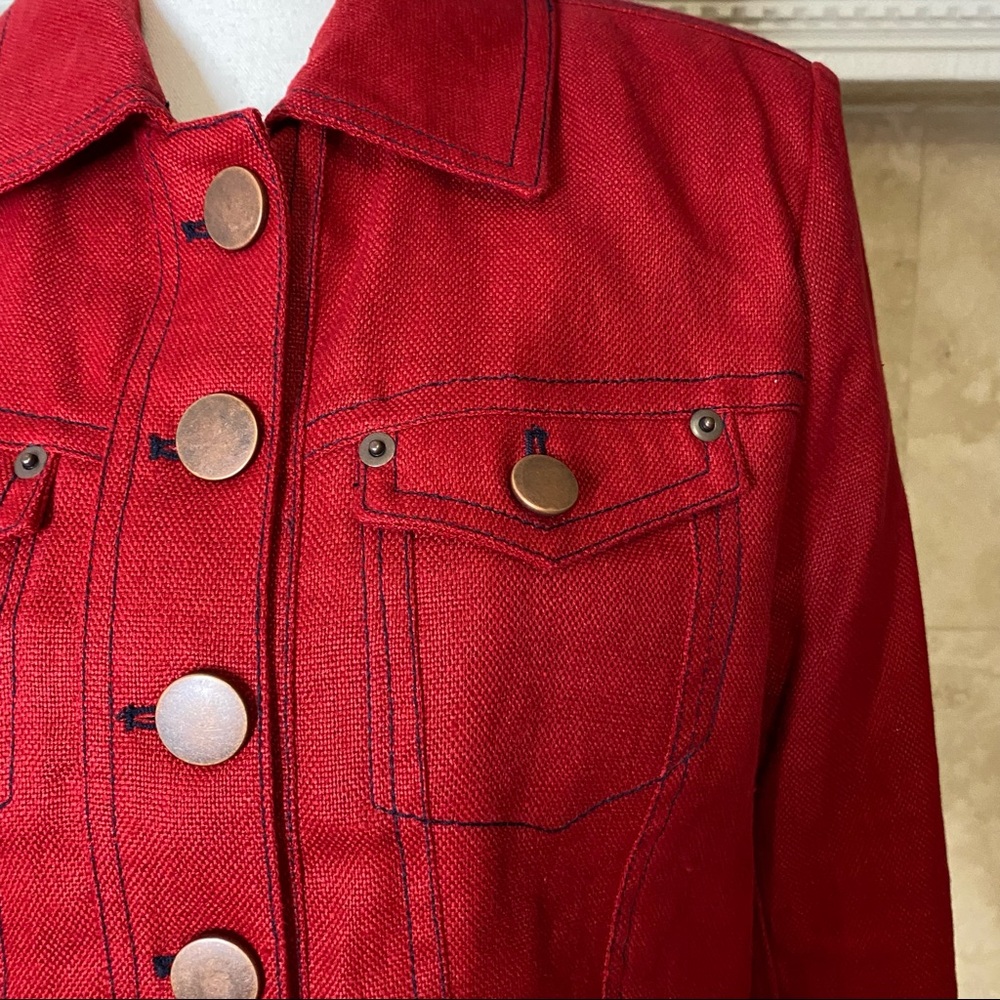 G.E.T Red Jacket size M - Picture 3 of 12